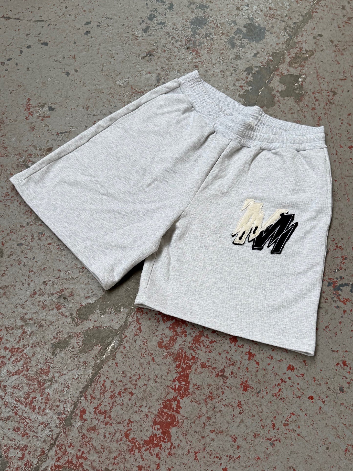 Organic Sweat Shorts Athletic Grey